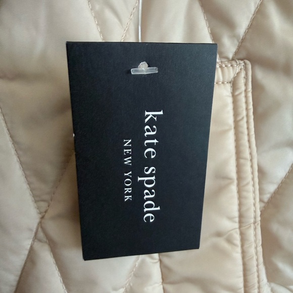 Kate Spade Quilted Trench - Champagne - Picture 9 of 9